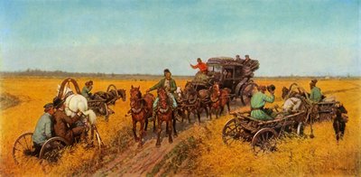 Visita alla diocesi, 1885 da Pavel Osipovich Kovalevsky