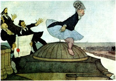 Nuova Minerva Il trionfo di Sergei Dyagilev, 1901 da Pavel Yegorovich Shcherbov