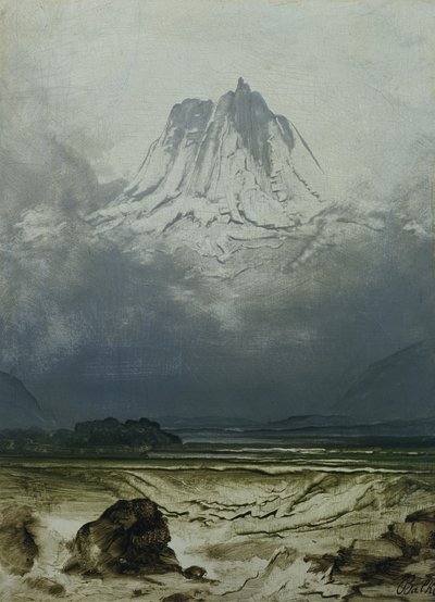 Studio di paesaggio, Norvegia settentrionale da Peder Balke