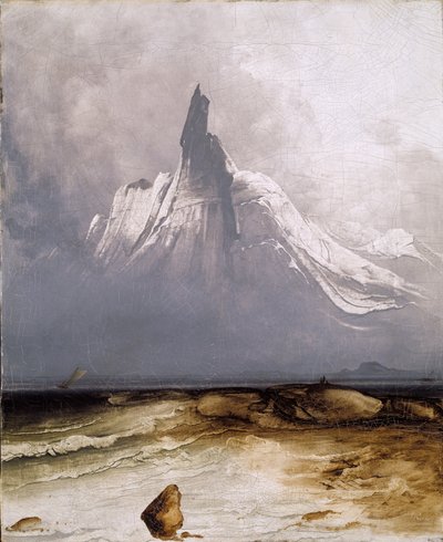 Stetind nella nebbia da Peder Balke
