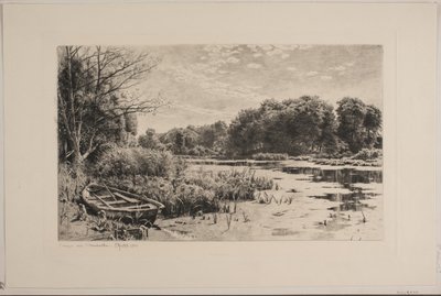 Lo stagno presso Strandmøllen da Peder Monsted