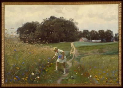 Il mazzo di fiori di campo da Peder Monsted