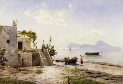 Da Sorrento, Verso Capri da Peder Monsted