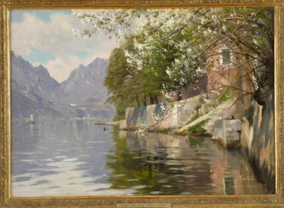 Giornata di primavera sul Lago di Lugano da Peder Monsted