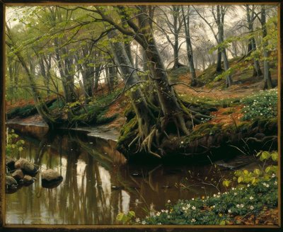 Giornata di primavera al margine del bosco da Peder Monsted