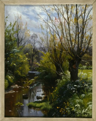 Ruscello nel bosco da Peder Monsted