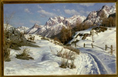 Inverno in Engadina da Peder Monsted