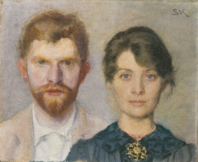 Doppio ritratto di Marie e P.S. Krøyer (dettaglio) da Peder Severin Krøyer