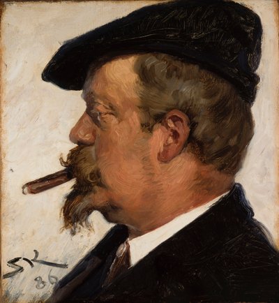 Ritratto di Vilhelm Rosenstand da Peder Severin Krøyer