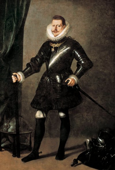 Ritratto del Re Filippo III di Spagna da Pedro Antonio Vidal