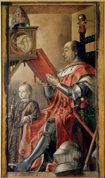 Doppio ritratto di Federico III da Montefeltro da Pedro Berruguete