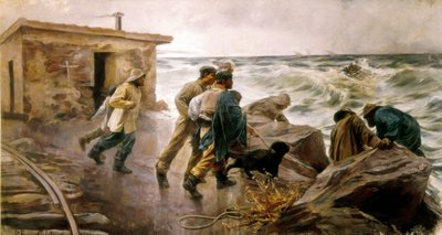 Salvataggio di un naufragio da Pedro Ferrer Calatayud