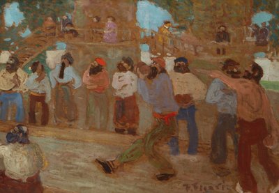 Campo di bocce da Pedro Figari