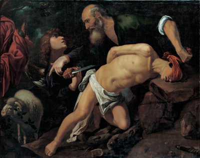 Il sacrificio di Isacco, c. 1615 da Pedro Orrente