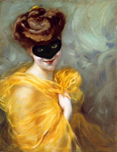 Ritratto di una Signora con Maschera da Pedro Ribera