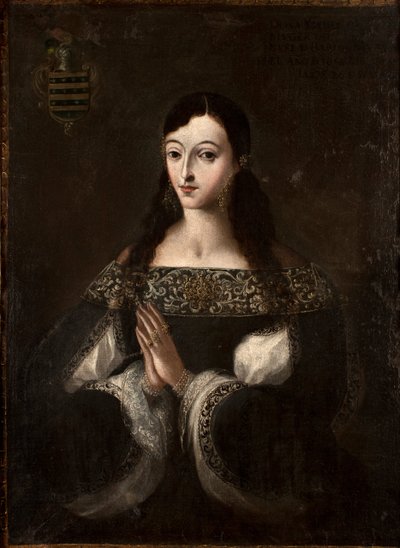 Ritratto della moglie del Capitano Barrios da Pedro Ruíz Gonzalez