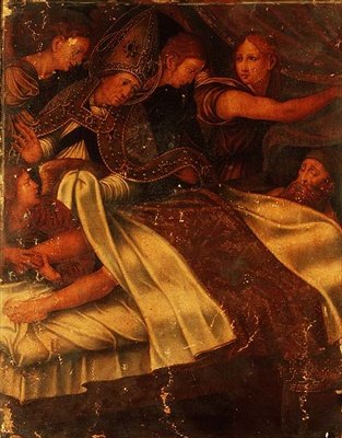 La guarigione miracolosa del re di Catalogna e Aragona, Martin 