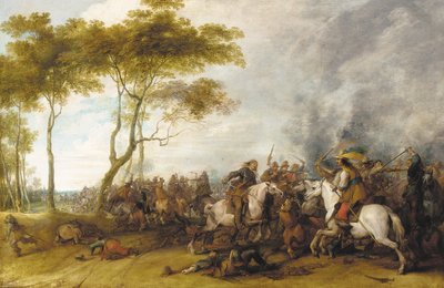 Uno scontro di cavalleria da Peeter Snayers