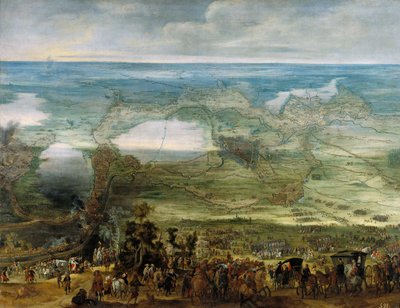 Isabel Clara Eugenia sul sito di Breda da Peeter Snayers