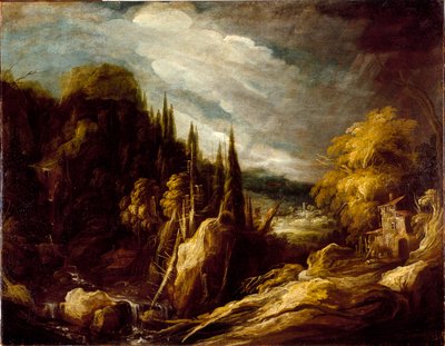 Paesaggio montano da Peeters the Elder Gillis