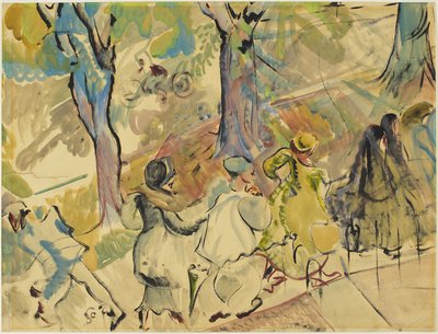 Marciapiede di Jarvis Street, c.1936 da Pegi Nicol Macleod