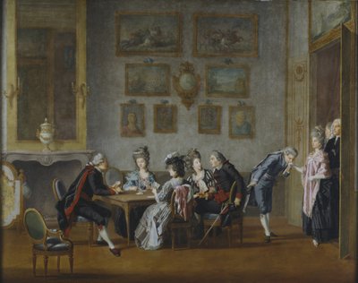 Partita a carte a casa di Elis Schroderheim da Pehr Hilleström