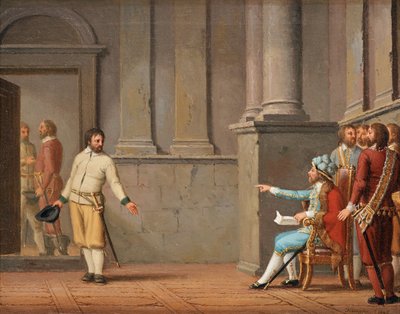 Engelbrekt Engelbrektsson davanti a Eirik III, 1805 da Pehr Hilleström