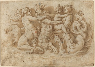 Tritoni e ninfe da Pellegrino Tibaldi