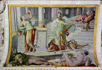 Ulisse e Circe, circa 1550 (affresco) da Pellegrino Tibaldi
