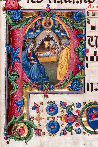 Biblioteca Piccolomini: libro del coro, cod. 102.8, ff. 48r con 