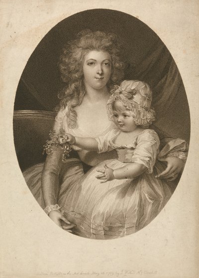Signora Morgan e Bambino da Peltro W. Tomkins