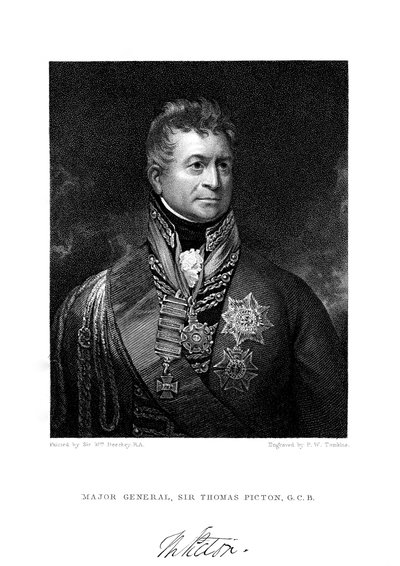 Sir Thomas Picton, soldato britannico da Peltro William Tomkins