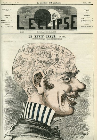 Little Creve, studia frenologia. Copertina in 