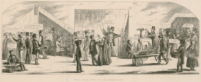 Fiera di Bartholomew, Londra: Domenica prima della fiera, Greenwich da Percy Cruikshank