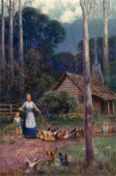 Una capanna nella boscaglia da Percy F.S. (after) Spence
