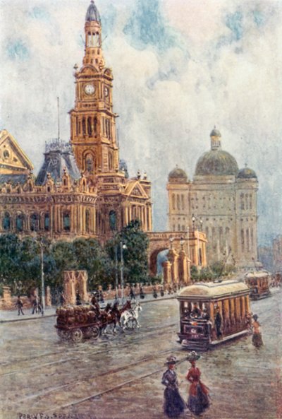 Il Municipio, Sydney da Percy F.S. (after) Spence