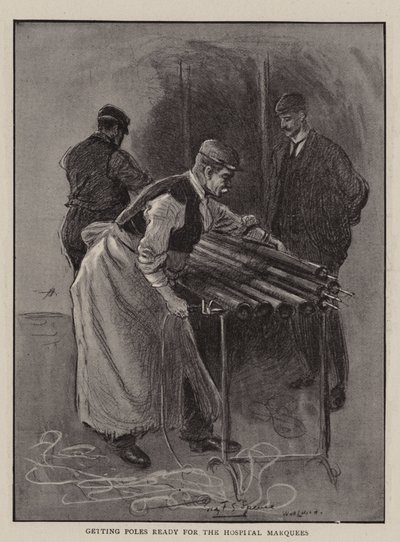 Preparazione dei Pali per le Tende dell