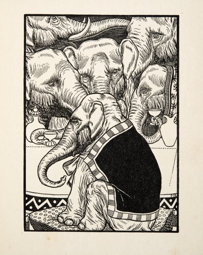 Una commedia di quadrupedi, da A Hundred Anecdotes of Animals, pub. 1924 da Percy J. Billingshurst