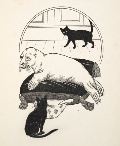 Una foca addomesticata, da Cento aneddoti di animali, pub. 1924 da Percy J. Billingshurst