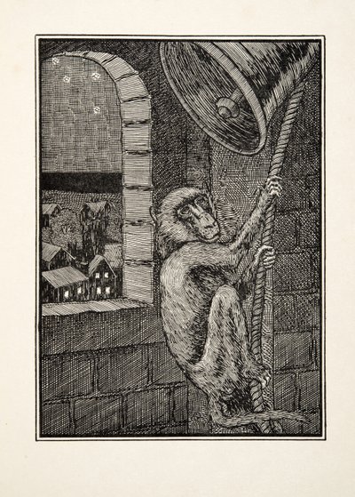 Un falso allarme, da A Hundred Anecdotes of Animals, pub. 1924 da Percy J. Billingshurst