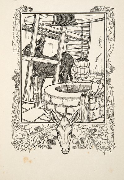 Attingere acqua, da A Hundred Anecdotes of Animals, pub. 1924 da Percy J. Billingshurst