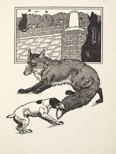 Caccia alla volpe, da Cento aneddoti di animali, pub. 1924 da Percy J. Billingshurst