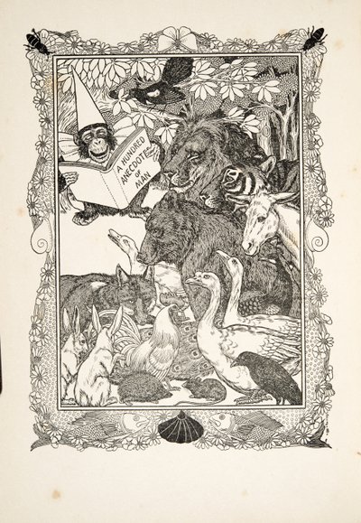 Frontespizio, da A Hundred Anecdotes of Animals, pub. 1924 da Percy J. Billingshurst