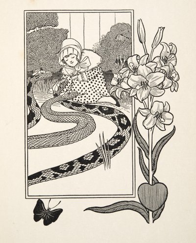 Fascinazione infantile, da Cento aneddoti di animali, pub. 1924 da Percy J. Billingshurst