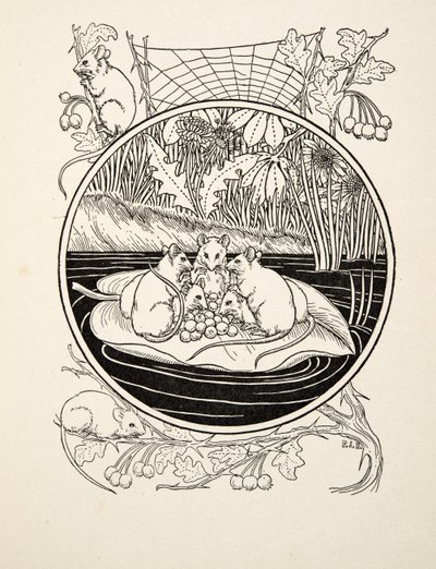 Topi come navigatori, da A Hundred Anecdotes of Animals, pub. 1924 da Percy J. Billingshurst