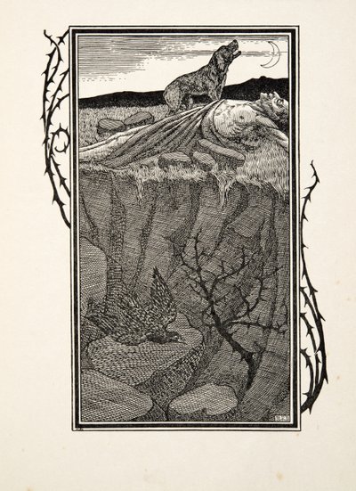 Sabino e il suo cane, da A Hundred Anecdotes of Animals, pub. 1924 da Percy J. Billingshurst
