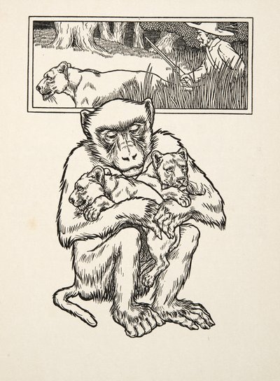 Richiesta di soccorso, da A Hundred Anecdotes of Animals, pub. 1924 da Percy J. Billingshurst