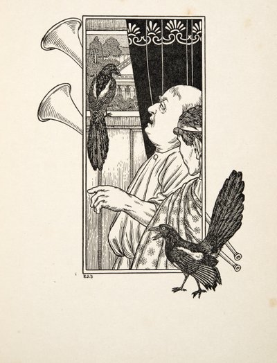 Studiare, da A Hundred Anecdotes of Animals, pub. 1924 da Percy J. Billingshurst