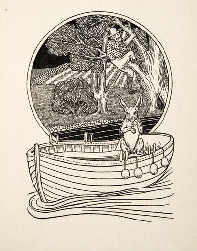 Il cacciatore catturato, da Cento aneddoti di animali, pub. 1924 da Percy J. Billingshurst