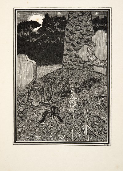 Il cane di Montargis, da A Hundred Anecdotes of Animals, pub. 1924 da Percy J. Billingshurst